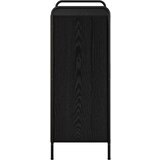  Ormar za cipele 76 x 36,5 x 93 cm Konstruirano drvo Crni hrast Slike