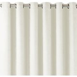  Curtain MILANA color creamy style classic silver silver metal eyelets chenille 140x300 HOMEDE | shoptok.hr