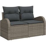  6-dijelni vrtni kauč set s jastučićima siva poli ratan | shoptok.hr