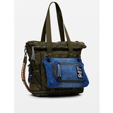 Desigual Ruksak plavi traper / zelena | shoptok.hr