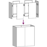 vidaXL Sadilica 80x40x80 cm od pocinčanog čelika | shoptok.hr