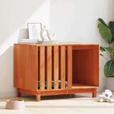  Pasja hiša Voskast rjav 100 x 70 x 70 cm Masivno borovo les, (5000123072) | Shoptok.si