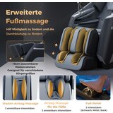 Izdelki za telo Masažni stol Zero Gravity SL Track Shiatsu masažni stol z ogrevanjem in masažo z zračnim tlakom bele/črne barve | Shoptok.si