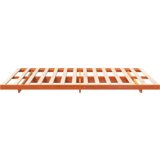  Posteljni okvir Voščeno rjava 150 x 200 cm Trdna borovina, (5000126418) | Shoptok.si