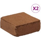 vidaXL Kocke iz kokosovih vlaken 2 kosa po 5 kg (10 kg) | Shoptok.si