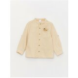LC Waikiki Magnificent Collar Long Sleeve Printed Baby Boy Shirt cene