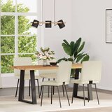  Jedilni stoli 4 kosi krem umetno usnje | Shoptok.si