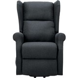  Fotelja na podizanje od tkanine tamnosiva | shoptok.hr