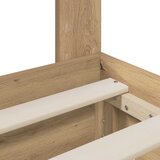  Bed Frame with Storage and Headboard Artisan Oak 180 x 200 cm | shoptok.hr