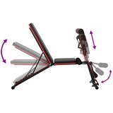  Klupa za težine Crna 131 x 41 x 100 cm Čelik s prahom premazan | shoptok.hr