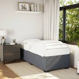 Furnova Posteljni okvir brez vzmetnice temno siv 80x200 cm žamet, (21940599) Cene
