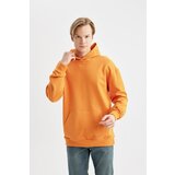 Defacto Comfort Fit Hooded Basic Sweatshirt Cene