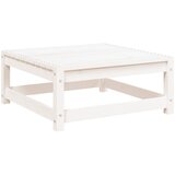 Maison Chic Vrtni stolček - Vrtni stoli za noge bel 70x70x30 cm trdna tikovina JS887, (21878146) Cene
