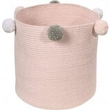 Lorena Canals Košara Bubbly - Soft Pink - White - Grey Cene