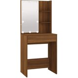  Set toaletnog stolića LED boja hrasta od konstruiranog drva Smeđa | shoptok.hr