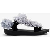 Resti Grey women's sandals with flowers Alferroy | Shoptok.si
