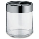 Alessi Steklena doza z inox pokrovom Julieta 10,5cmxh12,3 / 750ml / steklo, (20455289) Cene