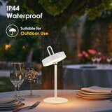  LED prigu&amp;scaron;iva spoljna punjiva dodirna stona lampa GENTLE LED/1,5W/3,7V 3000 mAh IP44 bela Slike