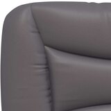  Postelja z vzmetnico siva 180x200 cm umetno usnje | Shoptok.si