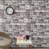 vidaXL 3D stenski paneli svetlo sive opeke 10 kosov EPS | Shoptok.si