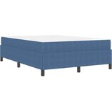  Konstrukcija postelje z vzmetnico Modra 140 x 200 cm blago, (5000127804) | Shoptok.si