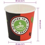  Jednokratne papirnate šalice za kavu 1000 kom 120 ml | shoptok.hr