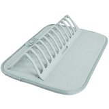 Homéa Svijetlo plava plastična podloga za ocjeđivanje posuđa 36x28 cm – Cijene
