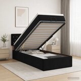  Podesivi krevet s madracem Crna 100 x 200 cm Baršun | shoptok.hr