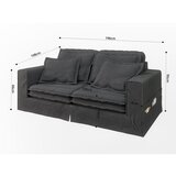 Ropez Antracitno siva sofa 196 cm Nora – | shoptok.hr