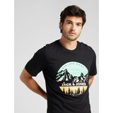Jack & Jones Majica 'JJPEAK' pastelno žuta / menta / crna / bijela | shoptok.hr