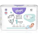 Bella Baby Happy Soft&Delicate Size 1 Newborn plenice za enkratno uporabo 2-5 kg 42 kos | Shoptok.si