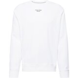 Calvin Klein Jeans SWEATSHIRT WITHOUT ZIP MAN WHITE | shoptok.hr
