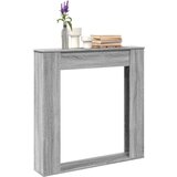 vidaXL Okvir za kamin siva sonoma 100x20x100 cm inženirski les | Shoptok.si