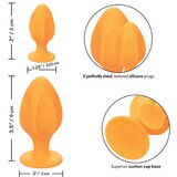 California Exotic Novelties Analna čepa "Cheeky Buttplug" - oranžna (R14380or) | Shoptok.si