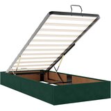  Okvir kreveta s madraca tamnozeleni 100x200cm baršunasti | shoptok.hr