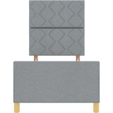 vidaXL Postelja Svetlo siva 80x200 cm Blago | Shoptok.si