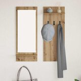  Vješalica za kapute na zidu Umjetnički hrast 70 x 10 x 90 cm | shoptok.hr