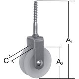 Kotur sa sarafom 120x50x8 mm
