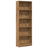 Furnova Knjižna omara artisan hrast 60x24x176 cm inženirski les, (21951002) | Shoptok.si