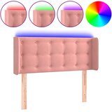  LED uzglavlje ružičasto 103x16x78/88 cm baršunasto | shoptok.hr