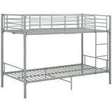 Krevet na kat sivi metalni 90 x 200 cm | Eponuda.com