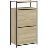  za cipele boja hrasta 60x34x112 cm konstruirano drvo | shoptok.hr