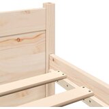  Okvir za krevet od masivnog drva 120 x 190 cm mali bračni | shoptok.hr
