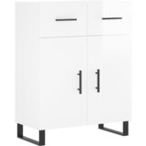 Maison Chic Komoda - Predalnik visok sijaj bela 69,5x34x90 cm inženirski les, (21719081) Cene