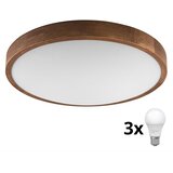  Brilagi - LED plafonsko svetlo CARVALHO SLIM 3xE27/60W/230V hrast-trešnja prečnik 47 cm | Eponuda.com