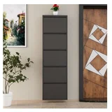 ormar za cipele 5 piece metal anthracite
