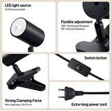  Immax NEO 08291L - Lampa sa klipsom PUNTO 1xGU10/9W/230V crna | Eponuda.com