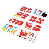  3D slagalica kartonski model AVION uradi sam DIY 62 dijela ZA5721 | shoptok.hr