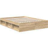  Konstrukcija postelje z vzglavjem Sonoma hrast 150 x 200 cm, (5000102758) | Shoptok.si