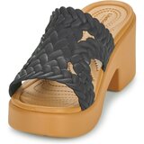 Crocs Natikači Brooklyn Woven Slide Heel Črna | Shoptok.si